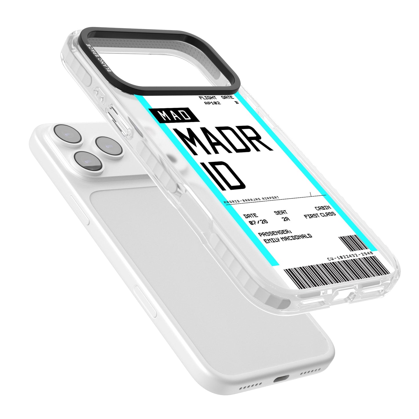 Personalised Madrid Boarding Pass