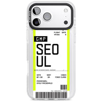 Personalised Seoul Boarding Pass