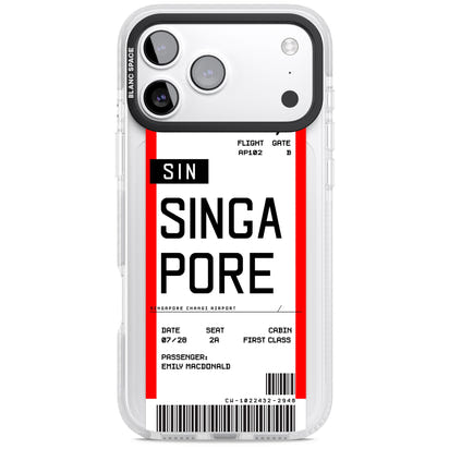 Personalised Singapore Boarding Pass
