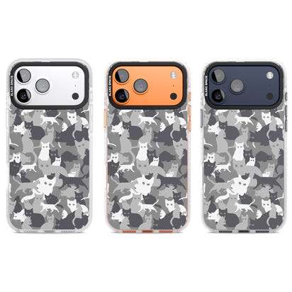 Dunkelgraue Katzentarnung