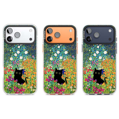 Cat in Klimt's Garden