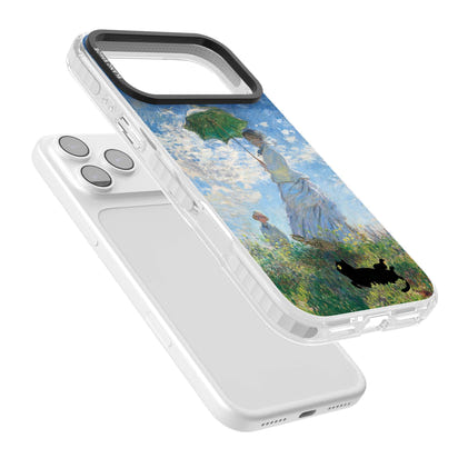 Cat with Monet's Parasol Lady