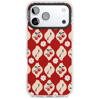 Vintage Cherry Diamond Pattern