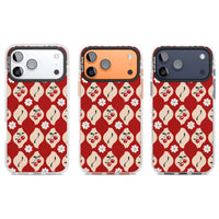 Vintage Cherry Diamond Pattern