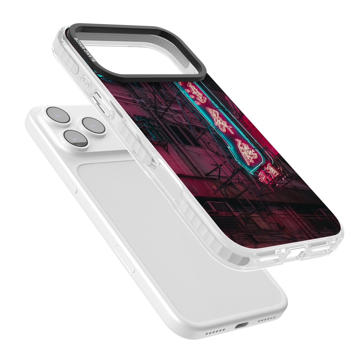 Neon-Kanji-Stadtbild