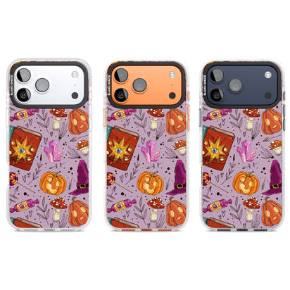 Witchy Cartoon Halloween Pattern