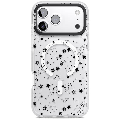 Schwarzer Sterngesprenkel