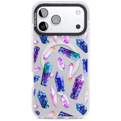 Iridescent Prism Crystals