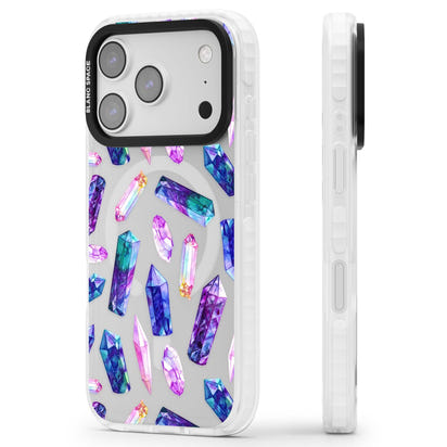 Iridescent Prism Crystals