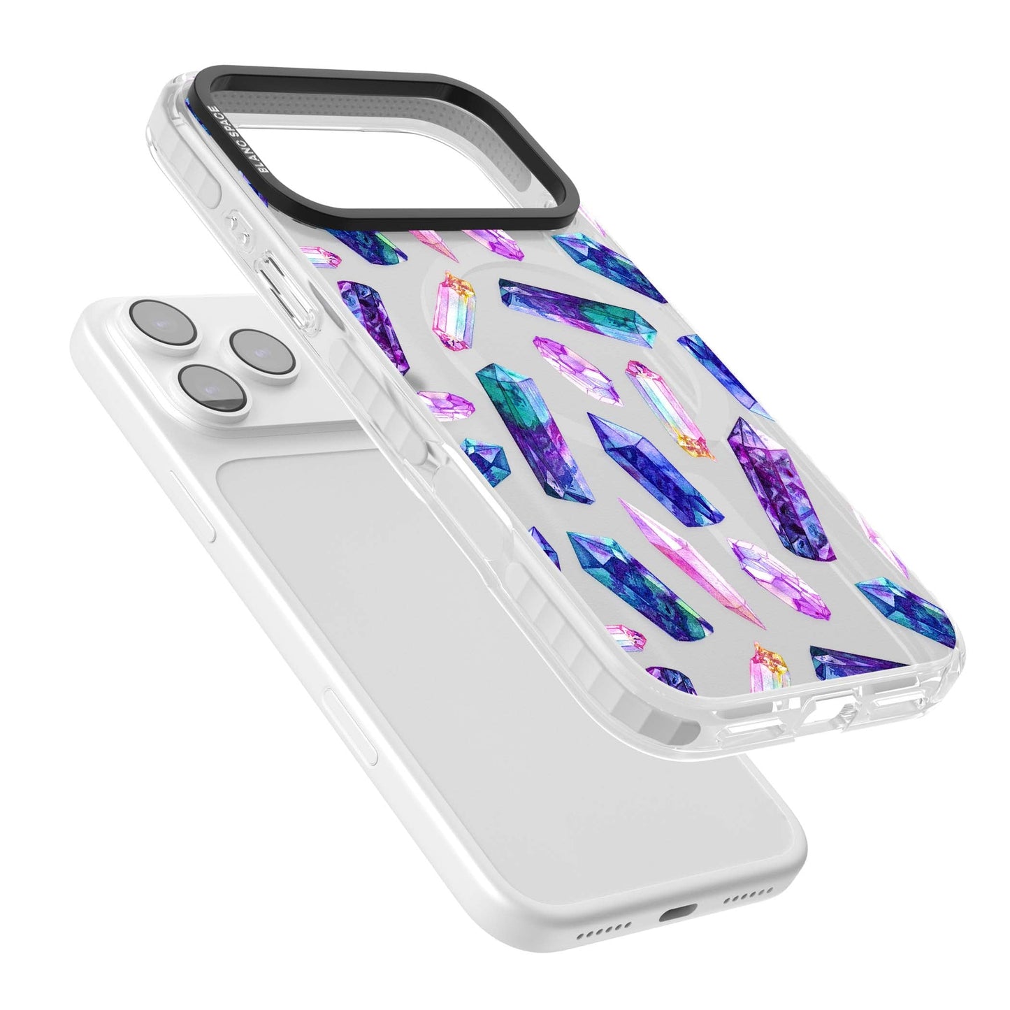 Iridescent Prism Crystals