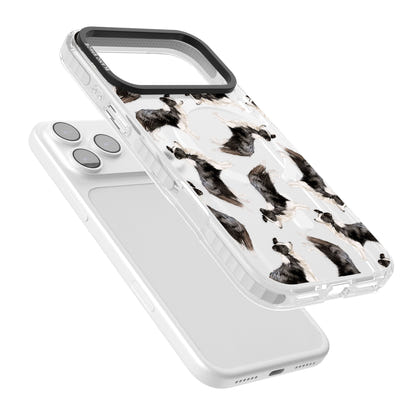 Border Collie Pattern Watercolour