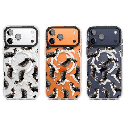 Border Collie Pattern Watercolour