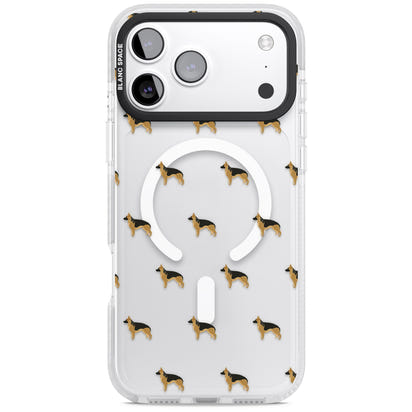 German Shepherd Pattern Clear
