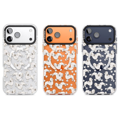 Pudel-Aquarellmuster