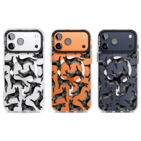 German Shepherd Pattern Black