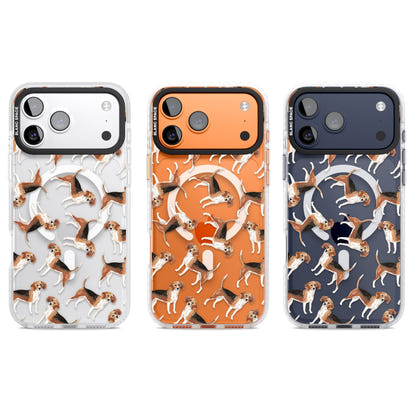 Beagle Watercolor Pattern