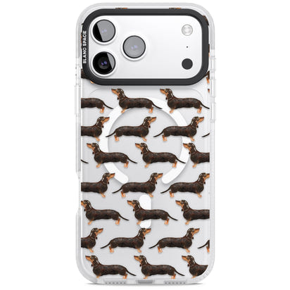 Dachshund Pattern Black Tan