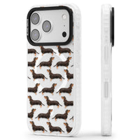 Dachshund Pattern Black Tan