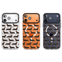 Dachshund Pattern Black Tan