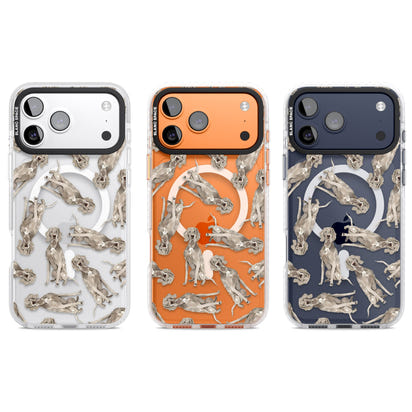 Weimaraner Watercolor Dog