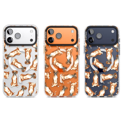 Boxer-Aquarell-Hundemuster