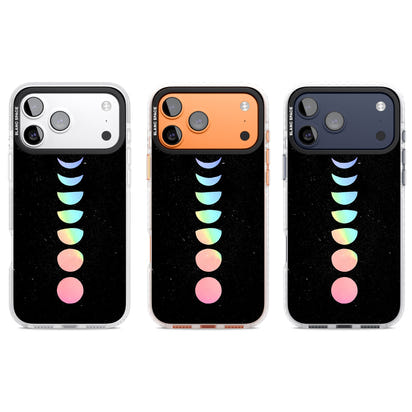 Pastel Moon Phases