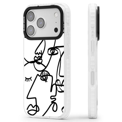 Art abstrait en noir et blanc