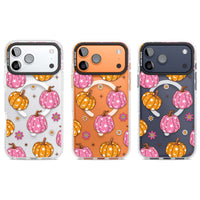 Motif de citrouilles Fleurs et Étoiles