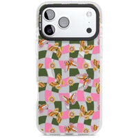 Wavy Butterfly Checked Pattern