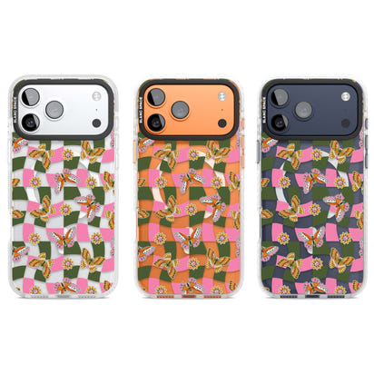 Wavy Butterfly Checked Pattern