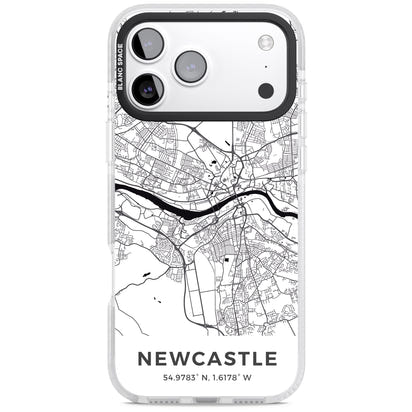 Stadtplan von Newcastle