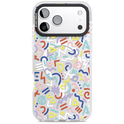 Motif rétro coloré