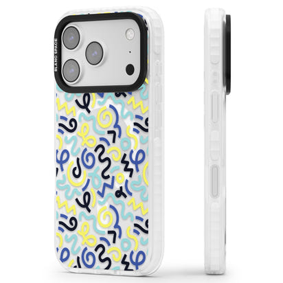 Blue & Yellow Memphis Retro