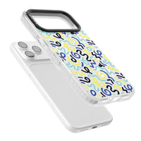 Blue & Yellow Memphis Retro