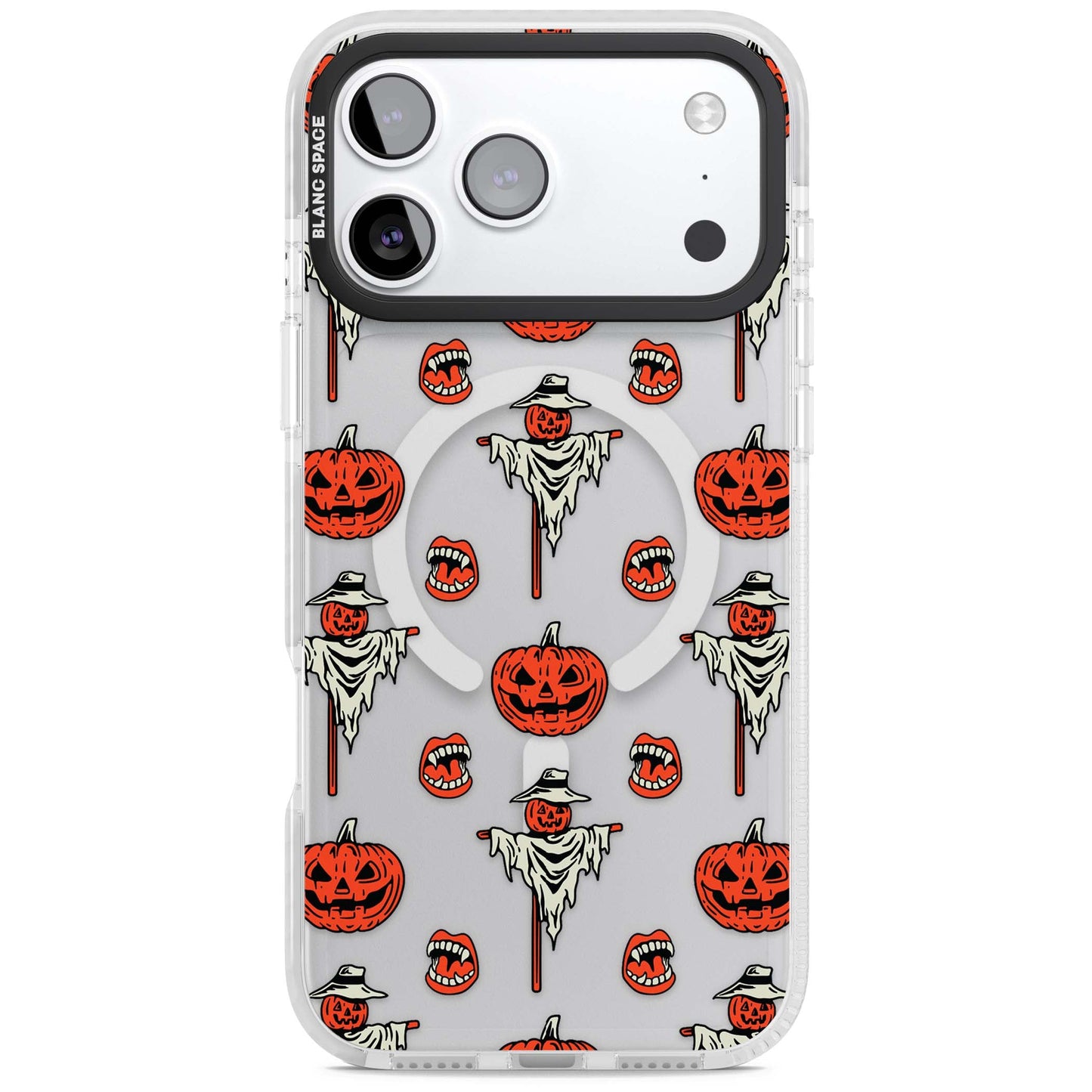 Retro Red Pumpkins & Scarecrows