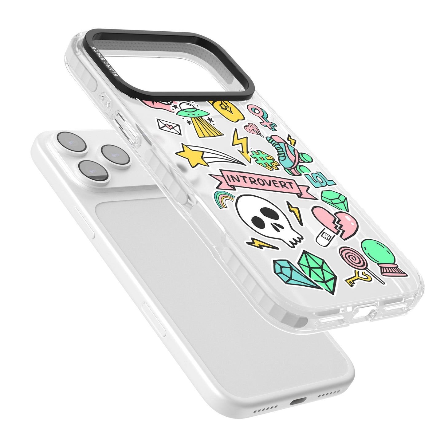 Autocollant introverti