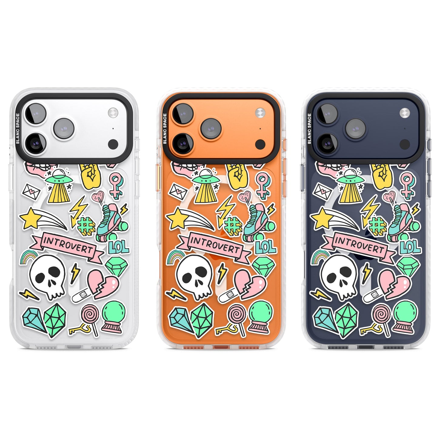 Autocollant introverti