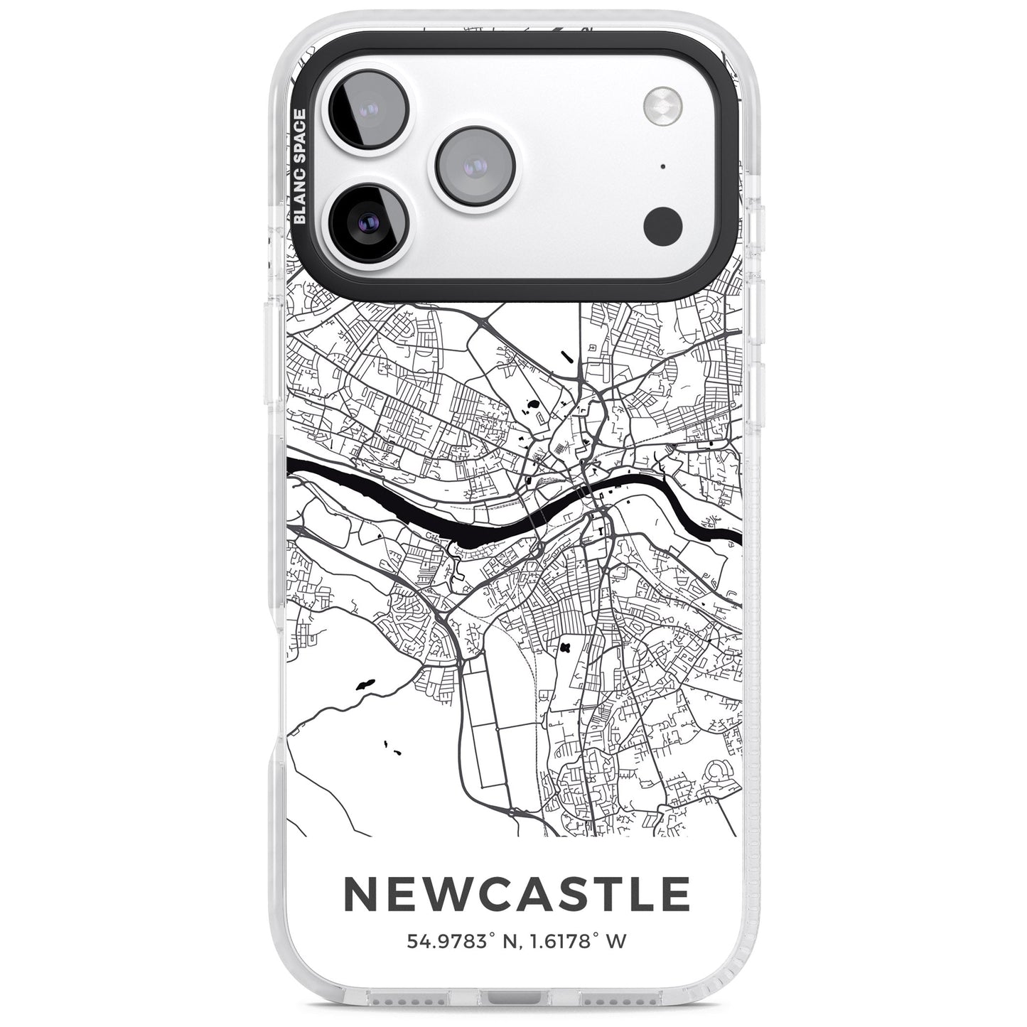Stadtplan von Newcastle