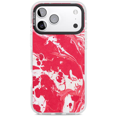 Red & White Marbled
