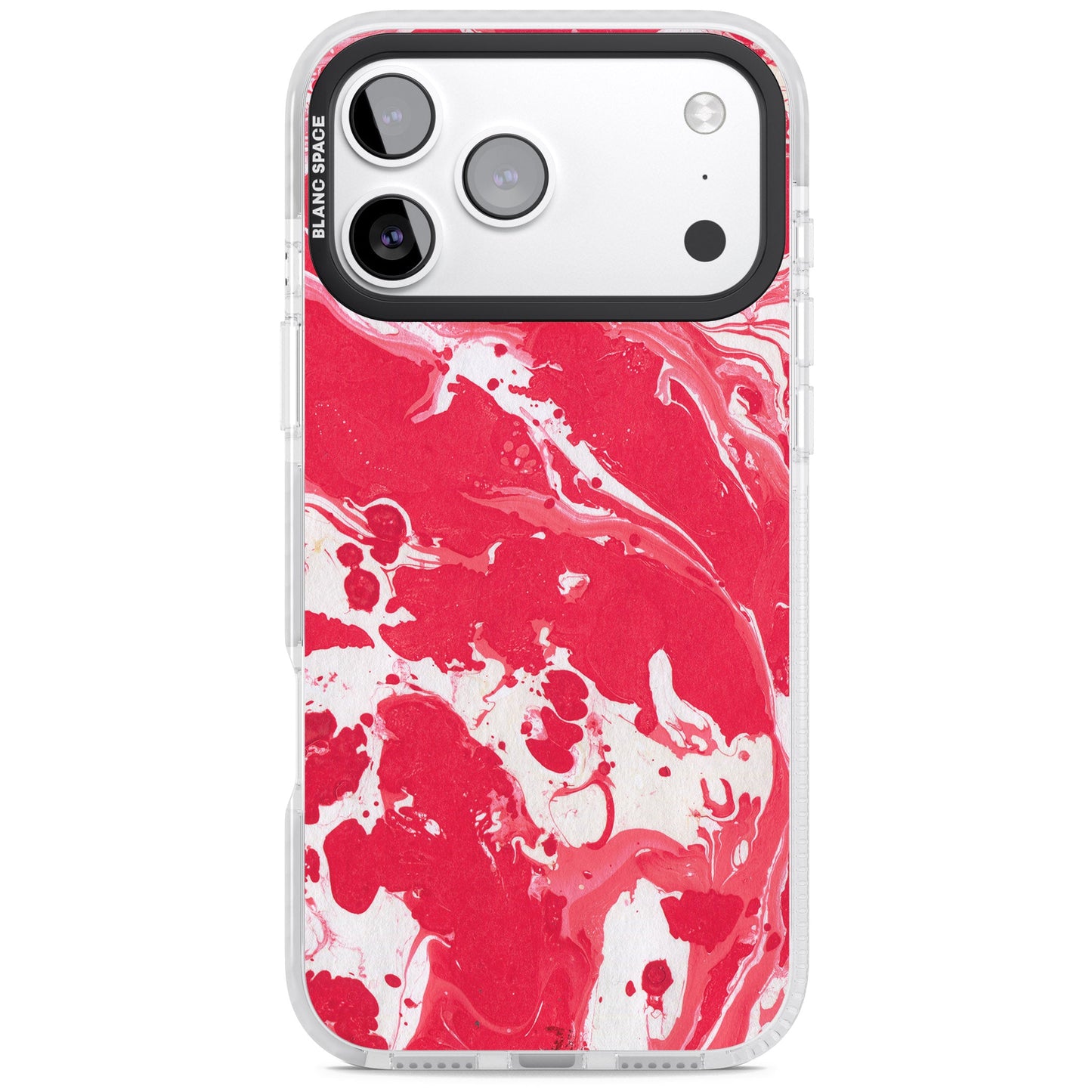 Red & White Marbled