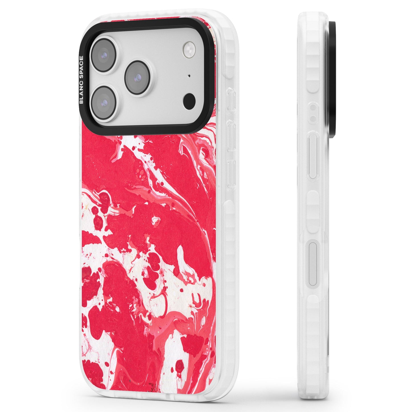 Red & White Marbled
