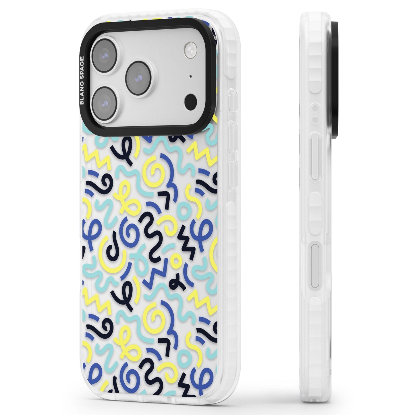 Blue & Yellow Memphis Retro