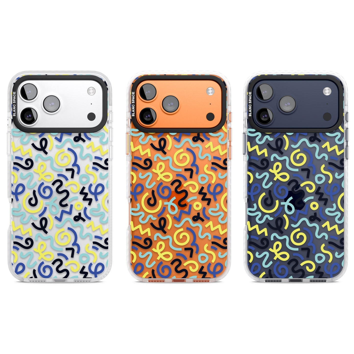 Blue & Yellow Memphis Retro