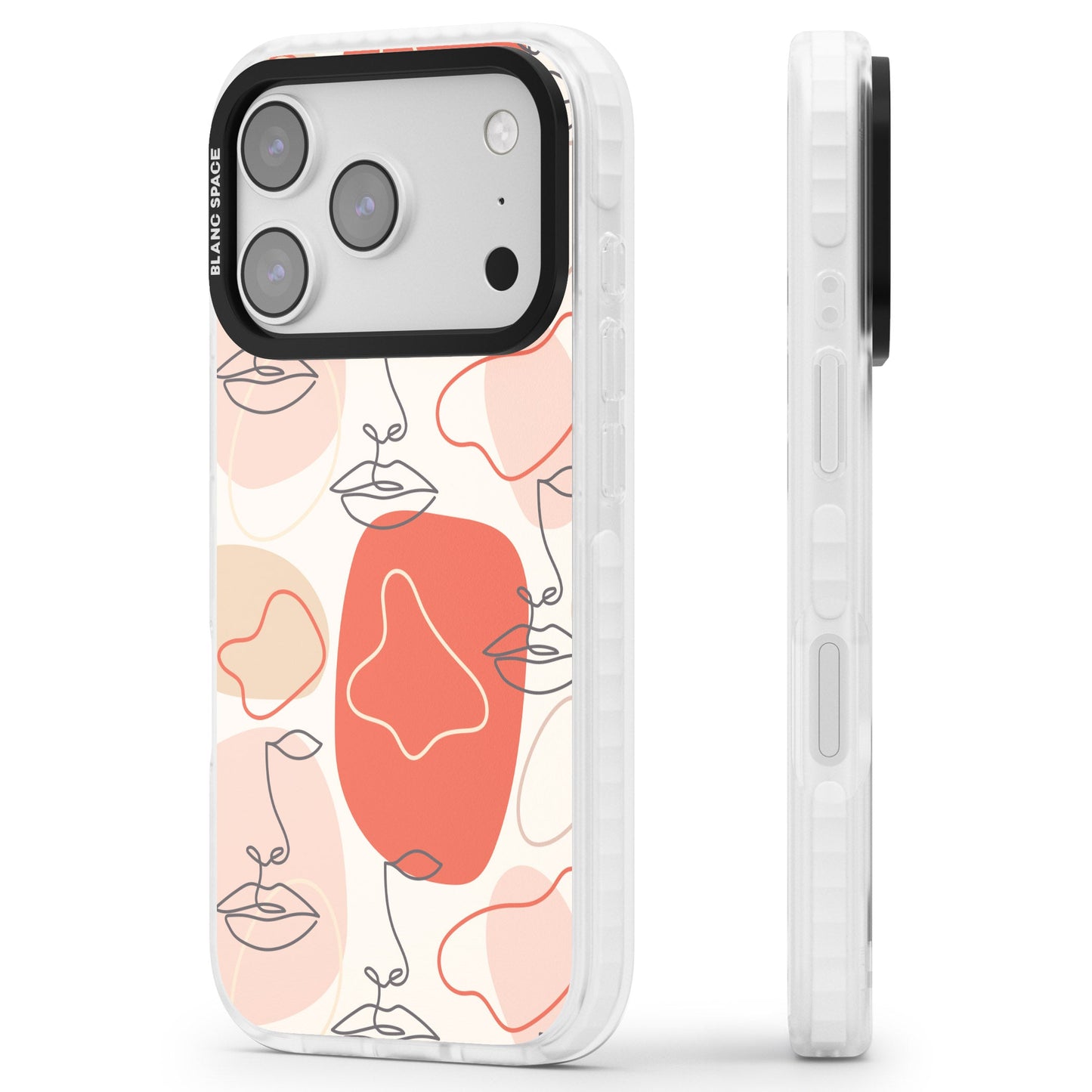 Abstract Face Line Art