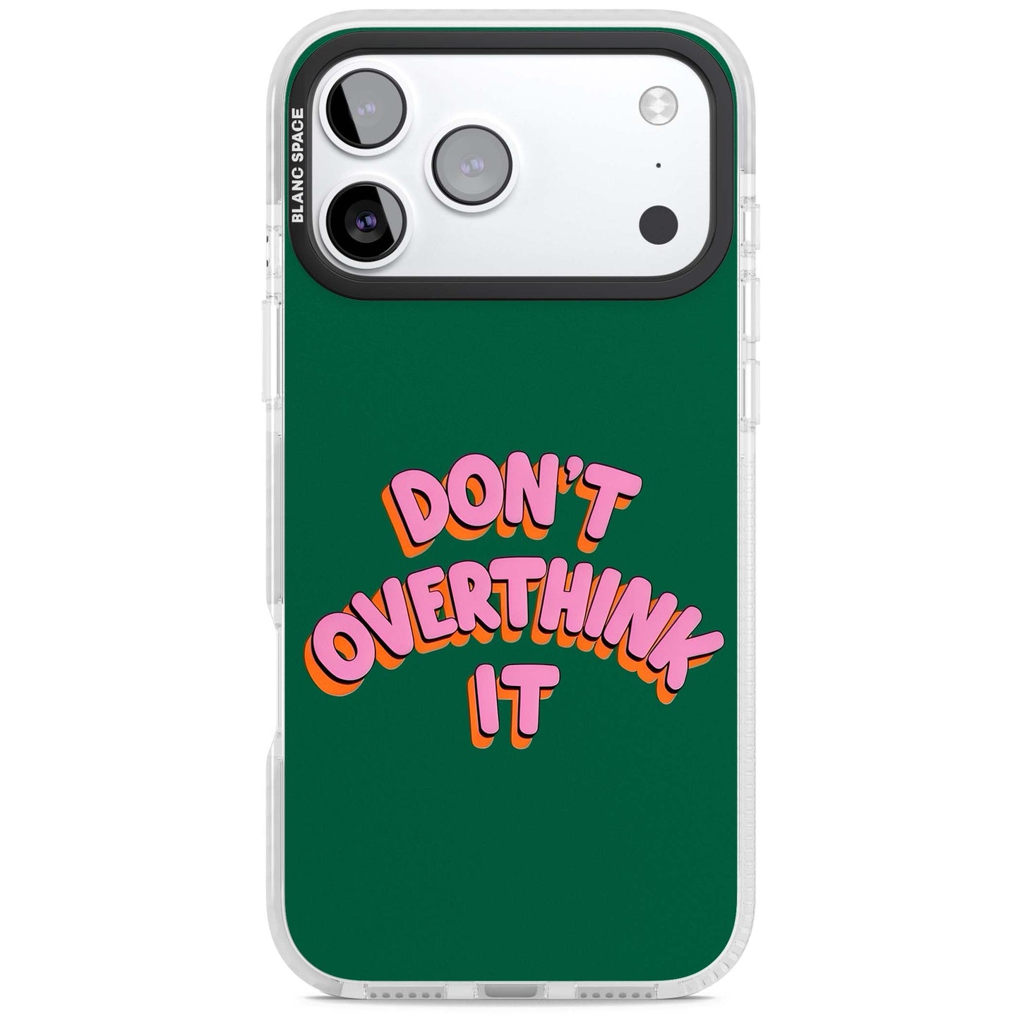 N'y réfléchissez pas trop.