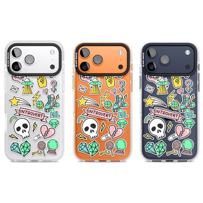 Autocollant introverti