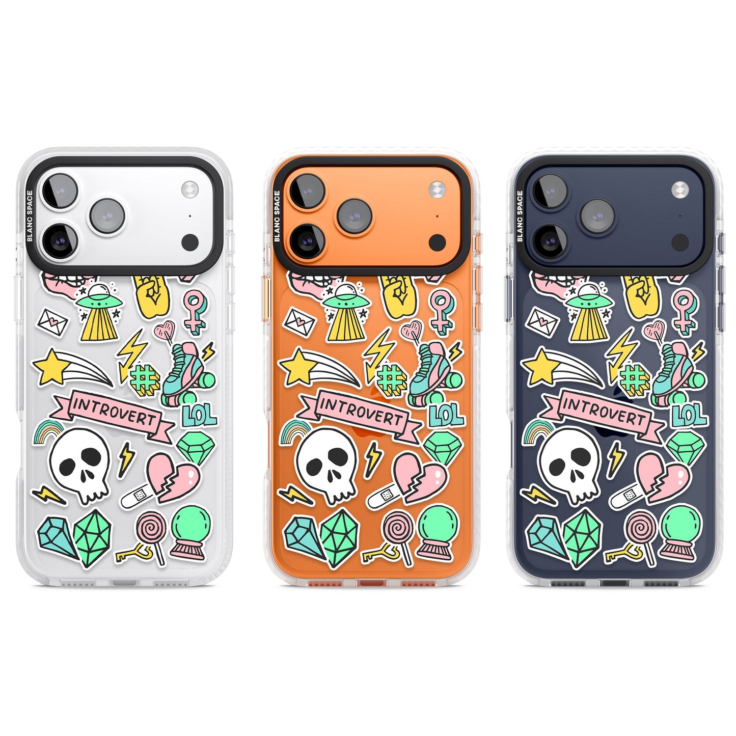 Autocollant introverti