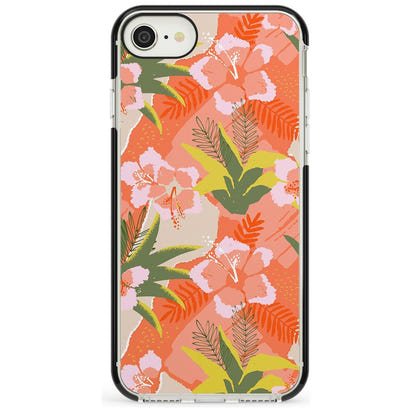 Hawaiian Flowers Abstract Pattern