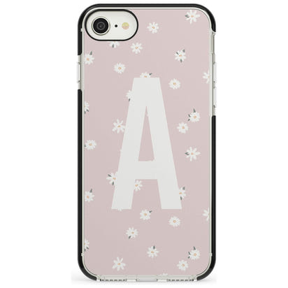 Personalised Pink Daisy Initial