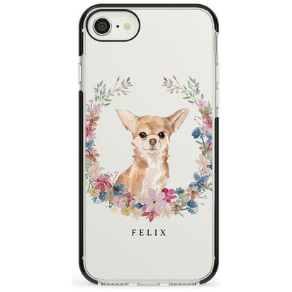 Personalised Chihuahua Floral Portrait